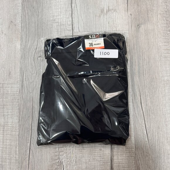 NEW 5.11 Tactical Pants Mens 36X40 Unhemmed Black Flex Tac Cargo Utility Stretch - Picture 11 of 11